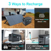 2000Wh Portable Power Station Lifepo4 Batteries Outdoor Powerful Power Bank 640000Mah Large Capacity Secondary Battery Camping
