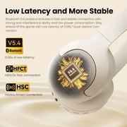 S30 Wireless Bluetooth 5.4 Headphones 43Db Adaptive Noise Cancelling Headsets 40Mm Driver 80H Playtime Earphones