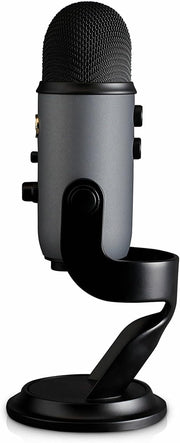 Yeti USB Microphone for Recording, Streaming, Gaming, Podcasting on PC and Mac, Condenser Mic for Laptop or Computer with  VO!CE Effects, Adjustable Stand, Plug and Play - Slate