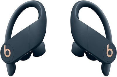 Power Pro Wireless Earbuds -  H1 Headphone Chip, Class 1 Bluetooth Headphones, 9 Hours of Listening Time, Sweat Resistant, Built-In Microphone - Navy
